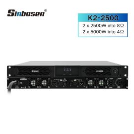 K2-2500 digital power amplifier 2 channel 2500w for line array speaker