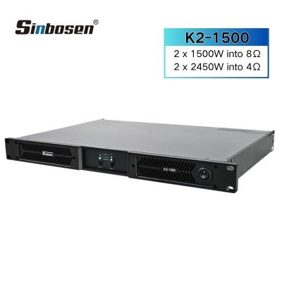 K2-1500 2 channel professional audio digital power amplifier 1500 watts