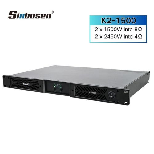 K2-1500 2 channel professional audio digital power amplifier 1500 watts
