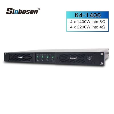 1400 watts professional stage 1U digital 4 channel power amplifier audio