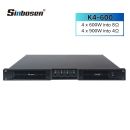 Sinbosen K4-600 1u class d digital power amplifier 4 channels karaoke amplifier 600 watt