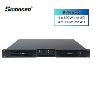 Sinbosen K4-600 1u class d digital power amplifier 4 channels karaoke amplifier 600 watt