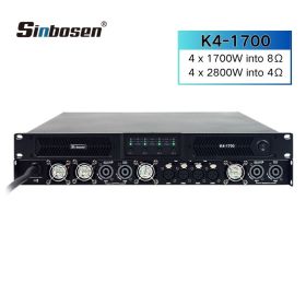 1700 watts 4 channel class d 1u professional stage power amplifier