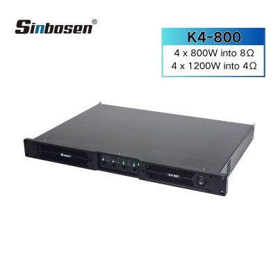 800 watts 4 channel power amplifier class d 1U professional audio