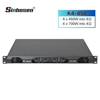 Sinbosen K4-450 Home audio 450 watt class d small 1U stereo digital karaoke amplifier