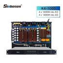 Sinbosen k4-1000 1000 watt 4 channel professional 1u class d digital 4 ohms stable power amplifier