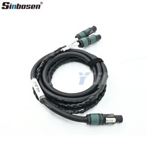 Neutrik 4*4mm NL4 to 2-NL2 Speakon Breakout Splitter Cable