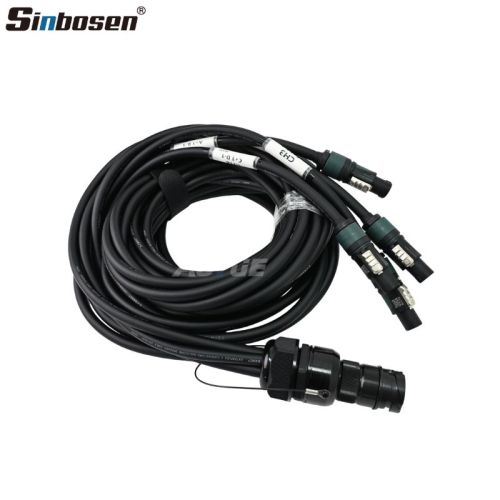 2*4mm Fan-out for CA-COM cables,  Neutrik NL2/NL2/NL2/NL2