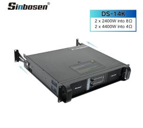 Sinbosen high power 4400w 2 channel DS-14K amplifier for dual 18-inch bass speaker