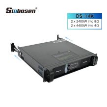 Sinbosen high power 4400w 2 channel DS-14K amplifier for dual 18-inch bass speaker