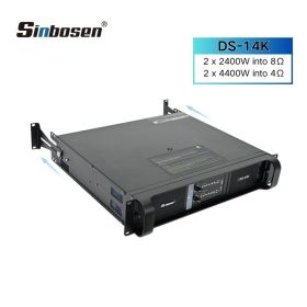 Sinbosen high power 4400w 2 channel DS-14K amplifier for dual 18-inch bass speaker