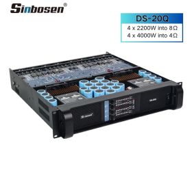Sinbosen DS-20Q 4000 watt 4 channel professional bass power amplifier for dual 18 inch subwoofer