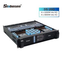 Sinbosen DS-20Q 4000 watt 4 channel professional bass power amplifier for dual 18 inch subwoofer