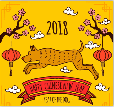 O ano novo chinês está chegando.