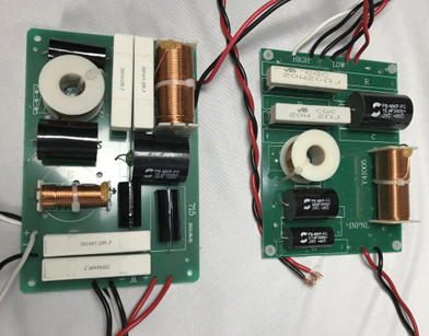 What is the circuit of the crossover and how it works?