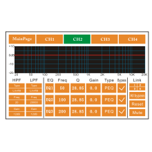 Features and Functions of Touch Screen DSP Series Power Amplifiers