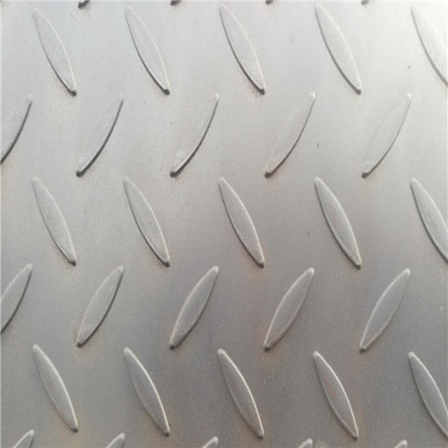 Tear drop pattern steel plate