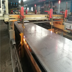 Hot rolled steel plate for ship building