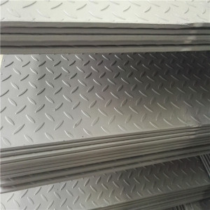 5*1000*2000mm hot rolled checkered steel plate with tear drop pattern for truck