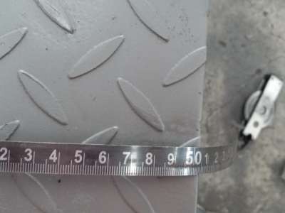 Tear drop checkered plate thickness 4.5mm