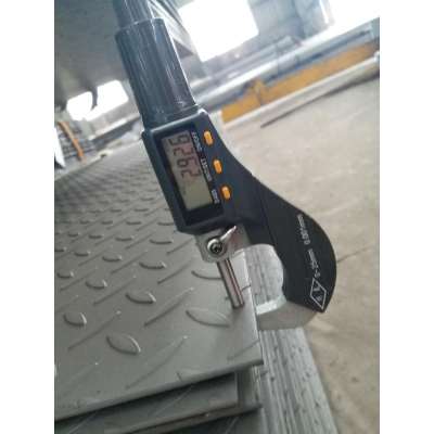 standard steel plate thickness checker plate