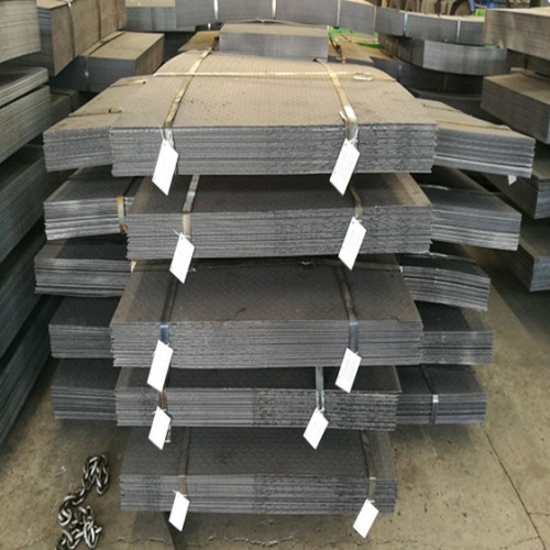 Q235B S275 SS400 Anti-slip Checkered MS Carbon Steel Plate
