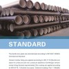 Ductile iron pipes according to ISO2531 EN545 international standard