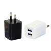 USB Wall Charger, Charger Adapter, 2-Pack 2.1Amp Dual Port Quick Charger Plug Cube for iPhone 7/6S/6S Plus/6