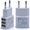 5V 2.1A 1A 2-Port AC Wall Charger Adapter US Plug for iPhone Samsung iPad Tablet