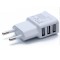 Universal 100-220V 2A Micro 3-Port USB wall charger quick Charging For Samsung