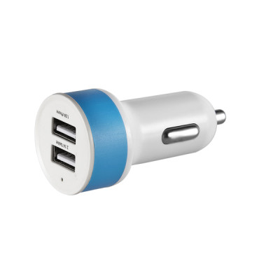 2.1A 2 usb  port usb car charger 12v/24v for iPhone / Android Smartphones Including iPhone X/ 8/7, Galaxy S9/S8/Note8, iPad Air/Mini, Sony Xperia, Google Pixel/Nexus, LG G6/V30 and More