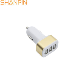 Shangpin portable 3 port mobile usb multi smart car charger