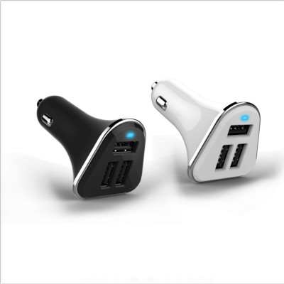 SHANPIN  USB Car Charger 3-Port USB 3.1A Car Phone Charger For Smartphones Tablet