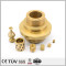 OEM customized brass material C3710 C3603  cnc machining  CNC grinding turning and milling for brass
