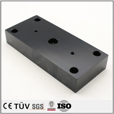 black colorful anodizing spare parts products surface treatment customized cnc machining parts