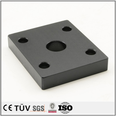 black colorful anodizing spare parts products surface treatment customized cnc machining parts