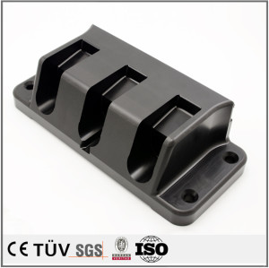 Serienmäßig gefertigte CNC-Bearbeitung geglätteter schwarzer Derlin-POM-Teile für Kunststoff-Kunststoffteile aus China