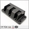 mass-produced CNC Machining Smoothed Black Derlin POM Parts for Machine Plastic Parts Made in China