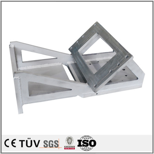 中型溶接品/s45c.S25C、SUS304材など/摩擦溶接/底台鋼材溶接部品/工業用精密な溶接構造品