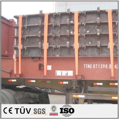 China Chrome plating welding parts rectangular tube welding plate parts Handling tool combi welding