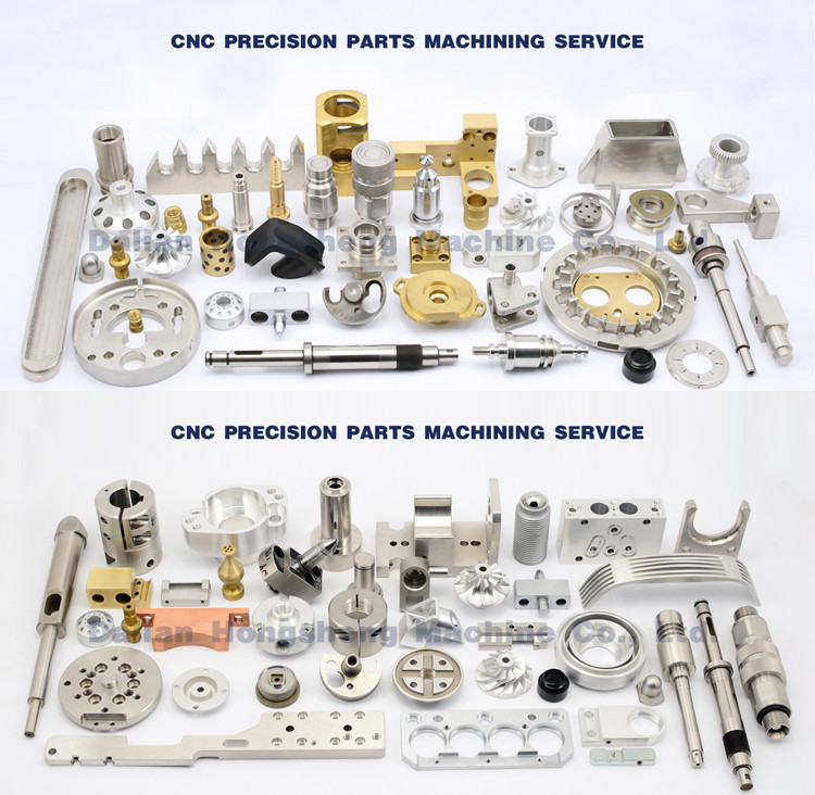 Brass precision milling fabrication service CNC machined parts used in aerospace field