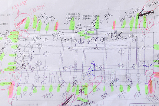 Controlla la dimensione dei prodotti e dei disegni uno per uno