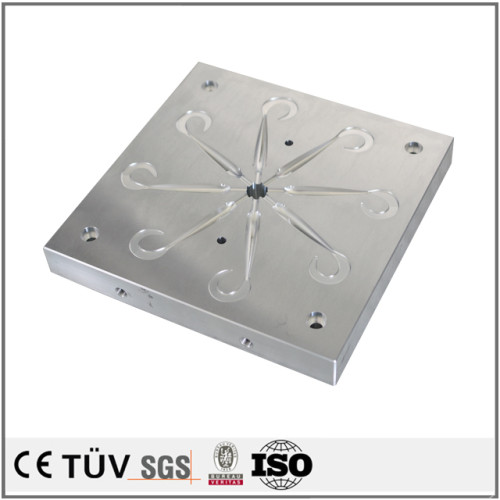 High precision CNC machining center stainless steel mold parts fishing gear mold core