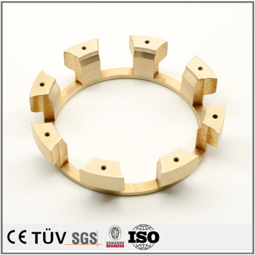 Customized brass precision milling fabrication CNC machining parts