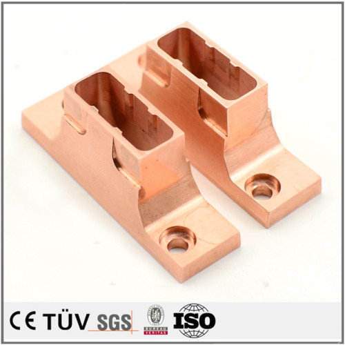 High precision chromium copper material milling processing, generator parts processing