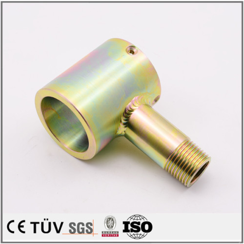 Popular customized zinc color-plated service machining kinds of machine parts