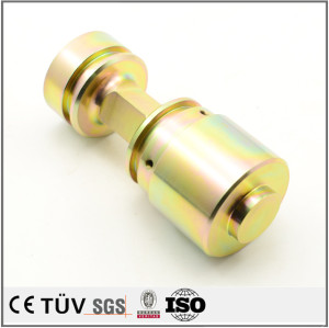 Popular customized zinc color-plated service machining kinds of machine parts