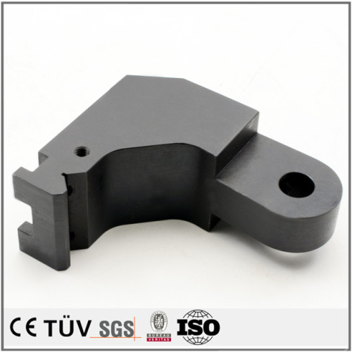 大連高品質金属加工部品 旋盤加工したSS400精密部品 表面処理黒染め精密部品