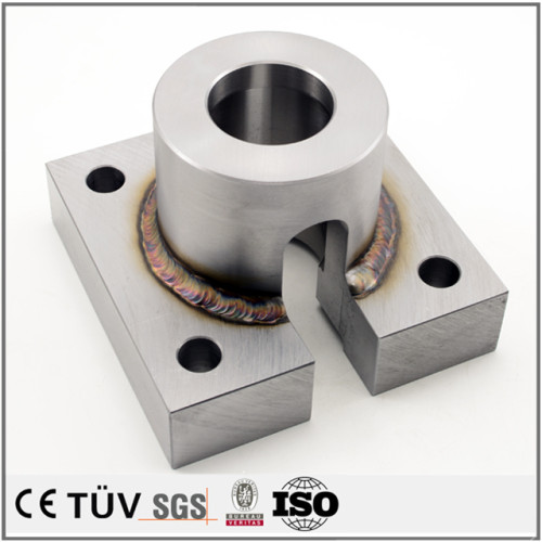 Dalian hongsheng provide high quality fusion welding service fabrication die-cutting machine parts