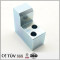 Dalian hongsheng provide high precision blue white zinc plating fabrication machining parts